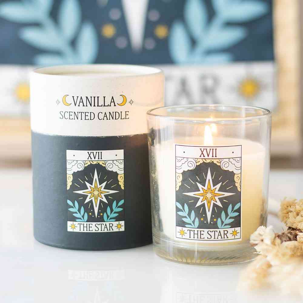 Something Different - The Star Vintage Tarot Blueberry Scented Candle - Multicolours